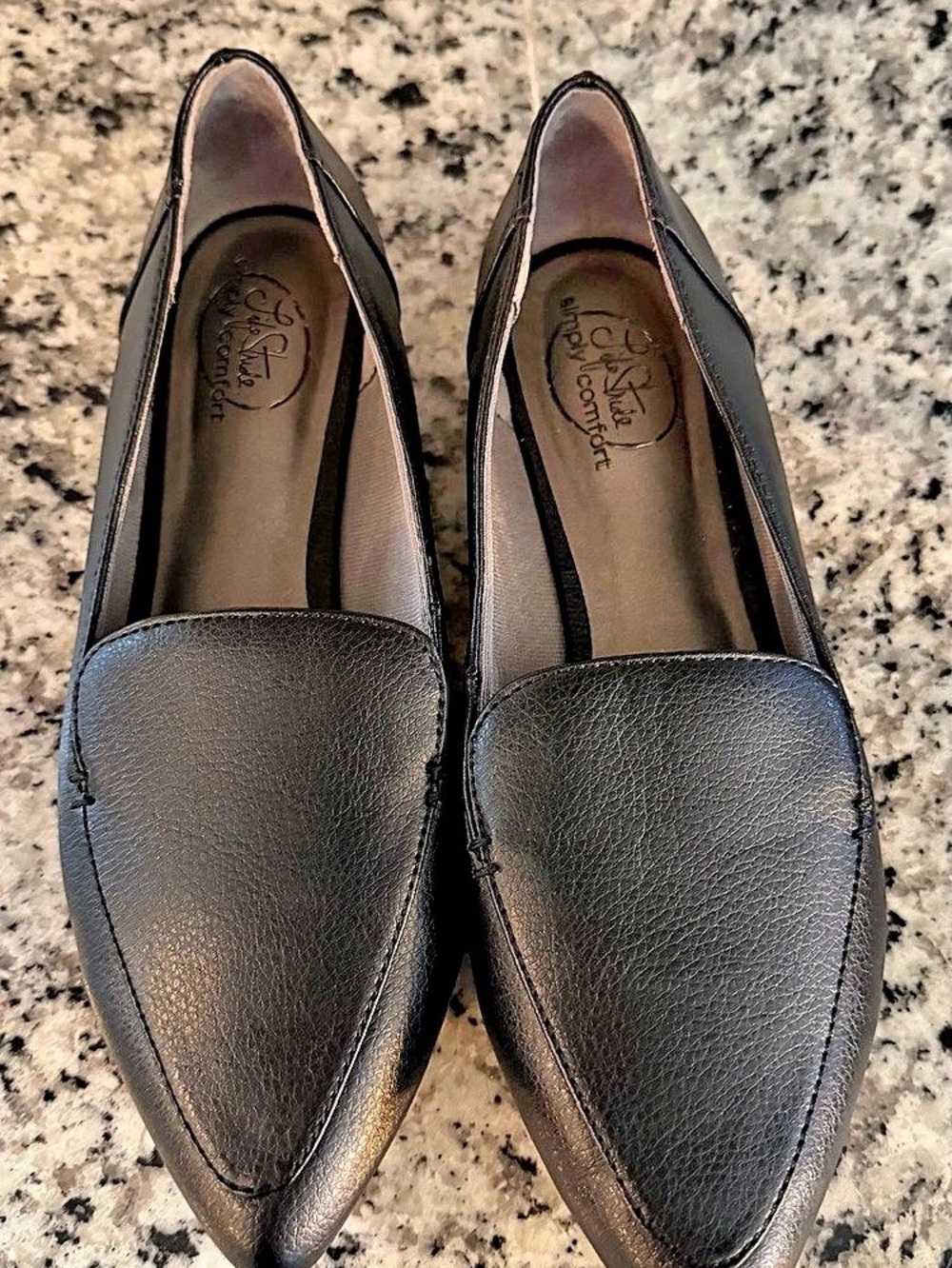 Life stride flex women’s Black Loafers US 6.5M